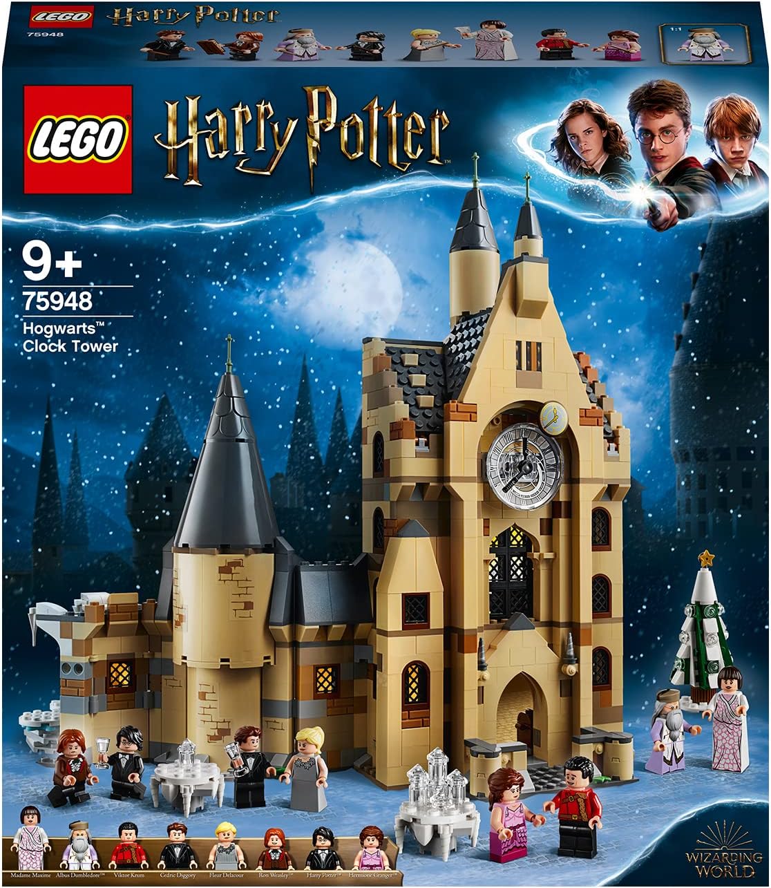 LEGO 75948 Harry Potter Hogwarts Castle Clock Toy, Compatible with Great Hall and Whomping Willow Sets