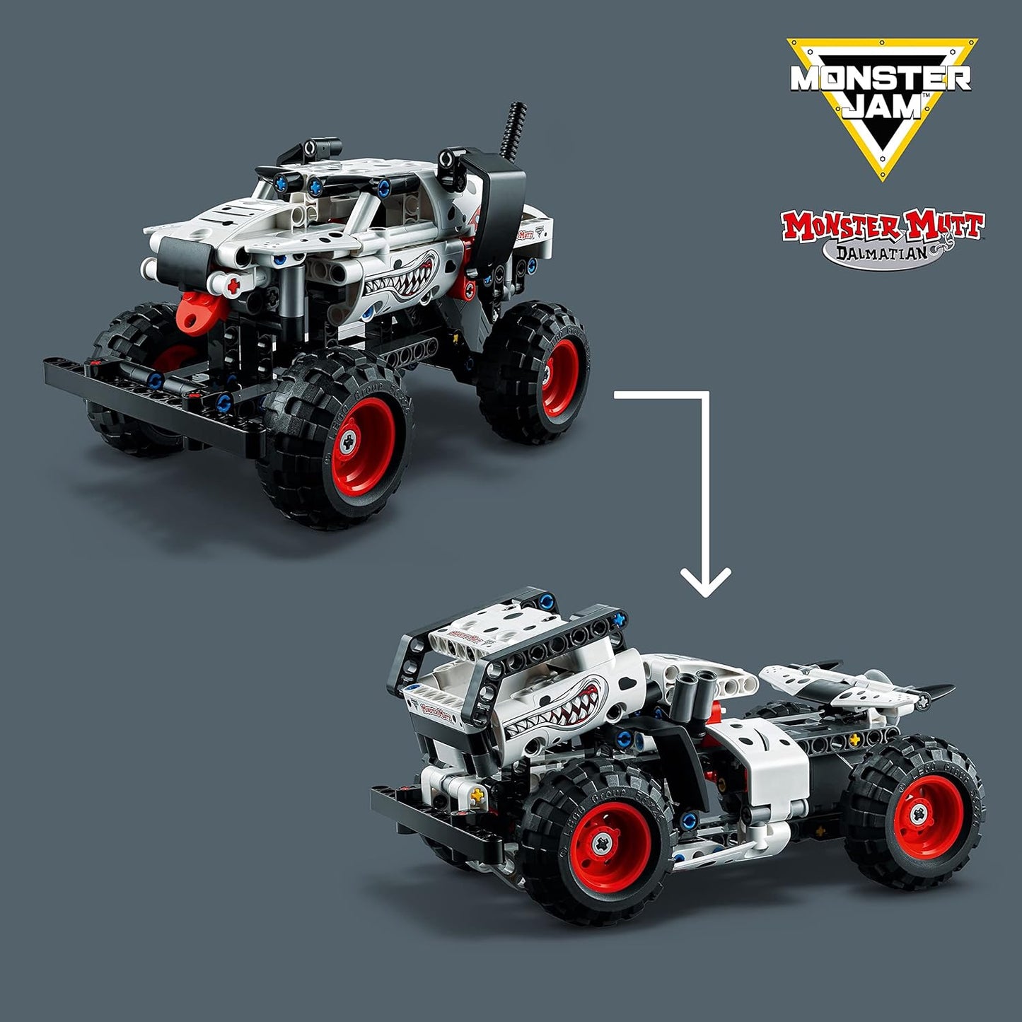 Lego Technic 42149 Monster Jam Mutt Dalmatian Monster Truck (244 Pieces)