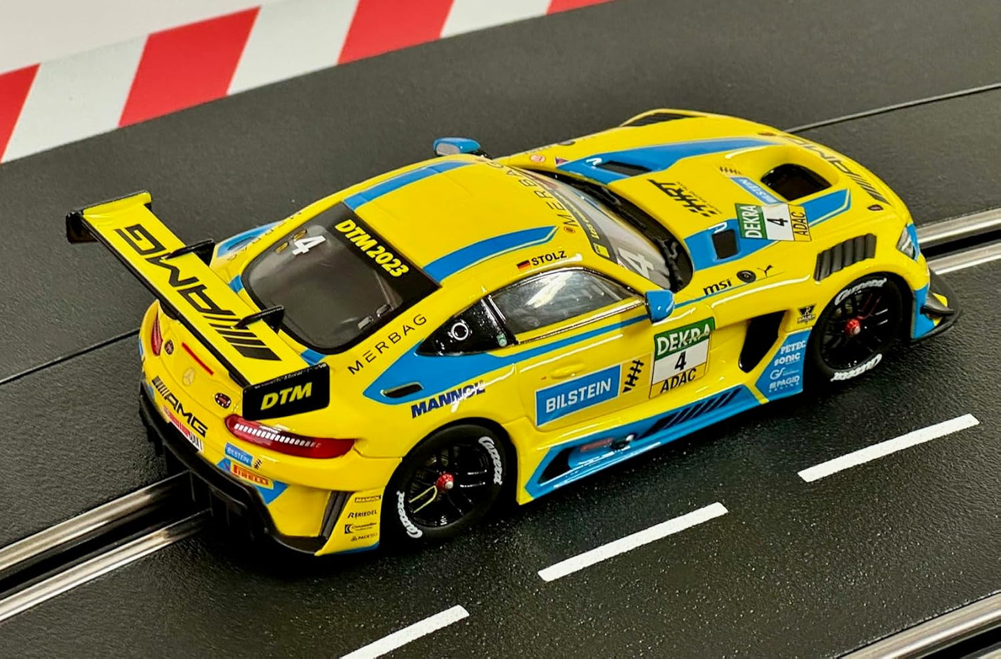 Carrera 20032014 Digital 132 Car Mercedes-AMG GT3 Evo Mercedes-AMG Team HRT, No.4 DTM 2023