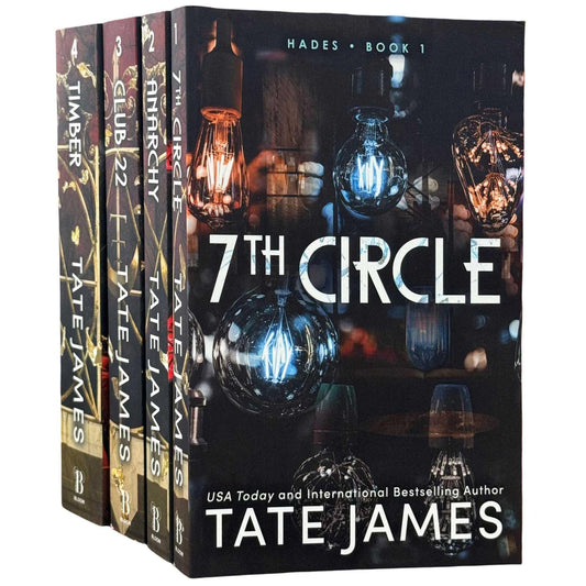 Hades Series By Tate James 4 Books Collection Set (7th Circle, Anarchy, Club 22 and Timber)