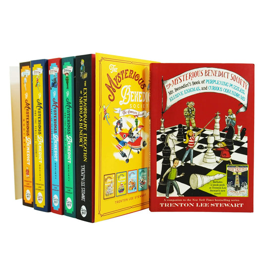 The Mysterious Benedict Society The Complete Series 6 Books Collection Set(The Perilous Journey, The Prisoner's Dilemma, The Riddle of the Ages and More...)