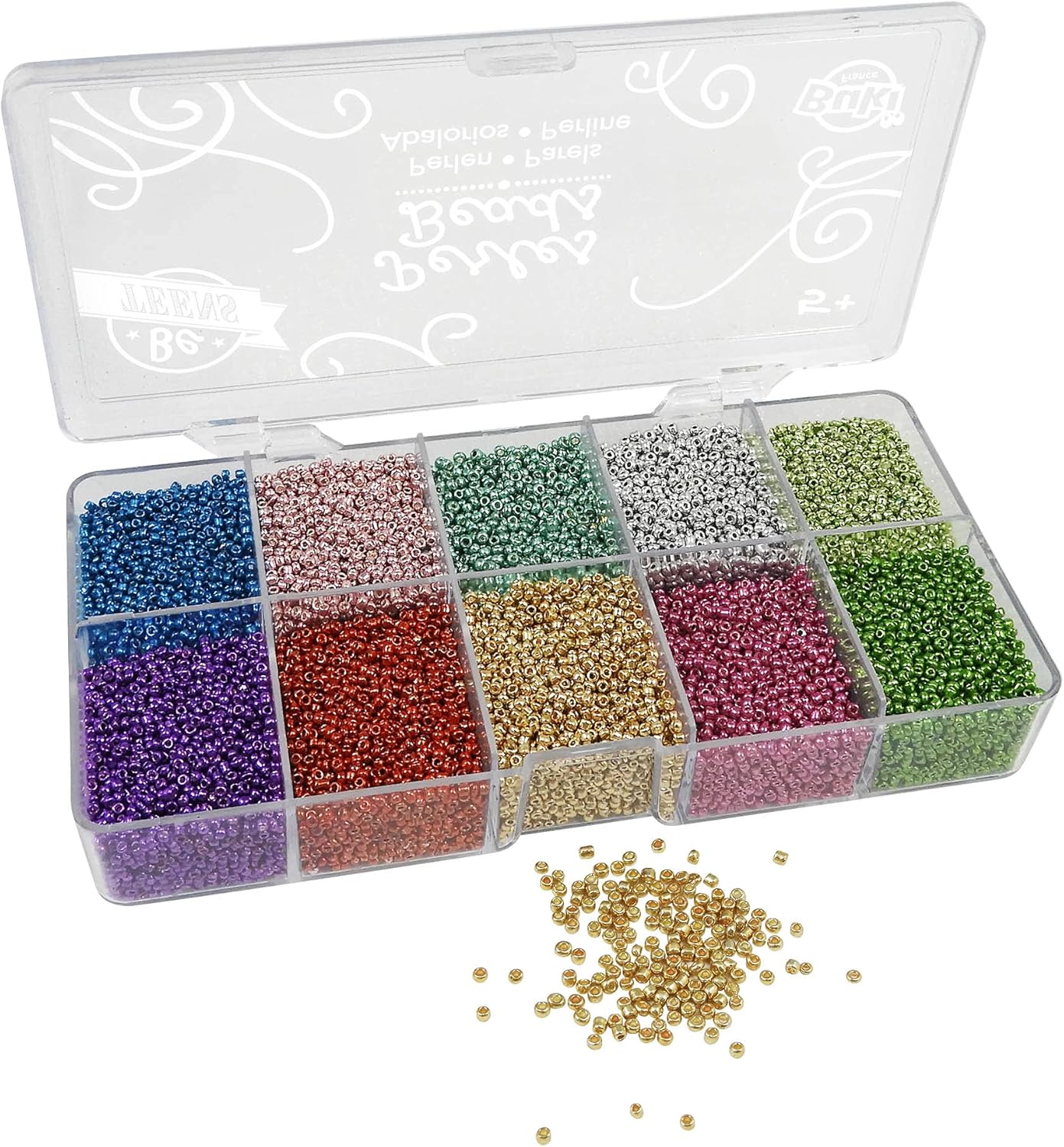 Buki - PE013 - Box of Metal Beads