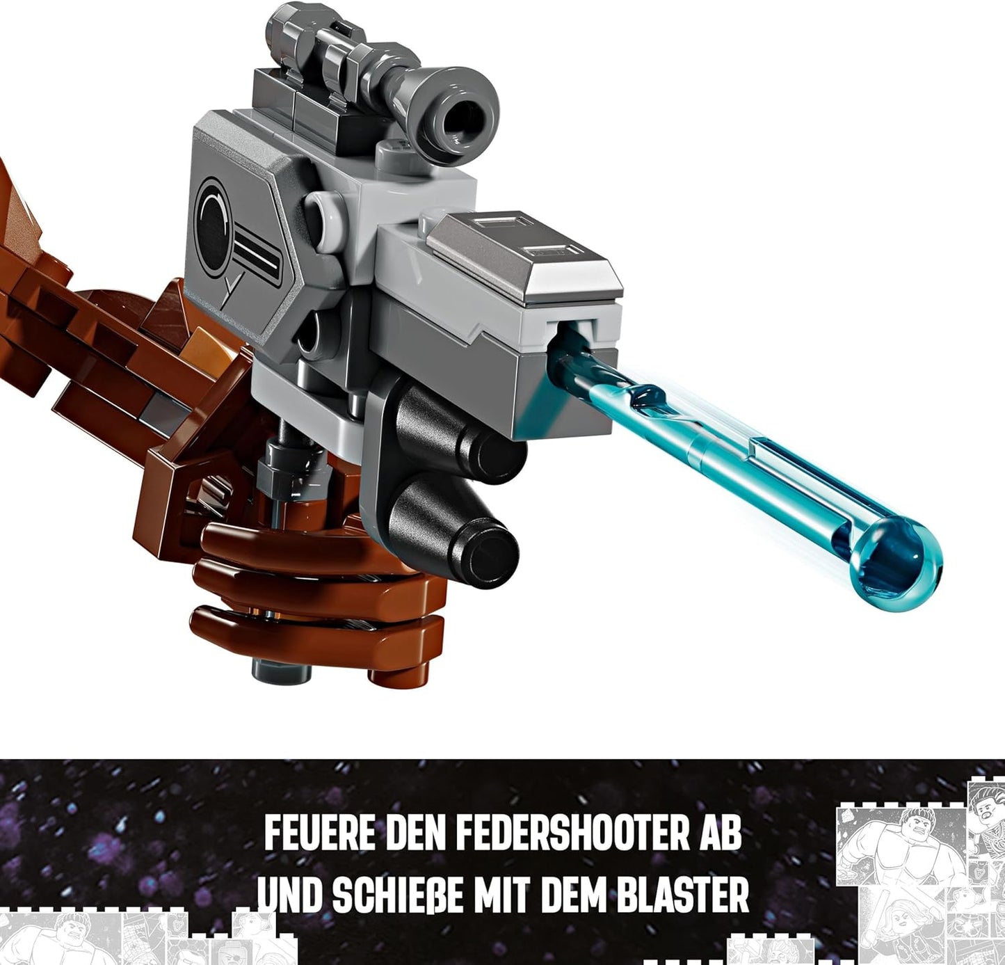 LEGO Marvel Rocket & Baby Groot, baubares Superhelden-Spielzeug für Kinder aus Marvel Studios' Guardians of the Galaxy, Figur für Rollenspiele, Geschenk für Jungen und Mädchen ab 10 Jahren 76282