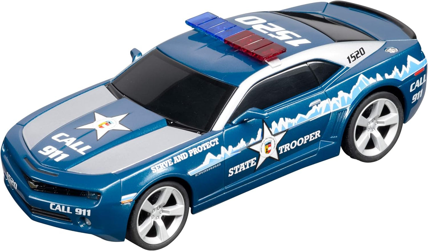 Carrera Evolution I Chevrolet Camaro State Trooper I Car for Racetrack | Racetracks and Licensed Slot Cars | Up to 2 Players | For Boys & Girls from 8 Years & Adults