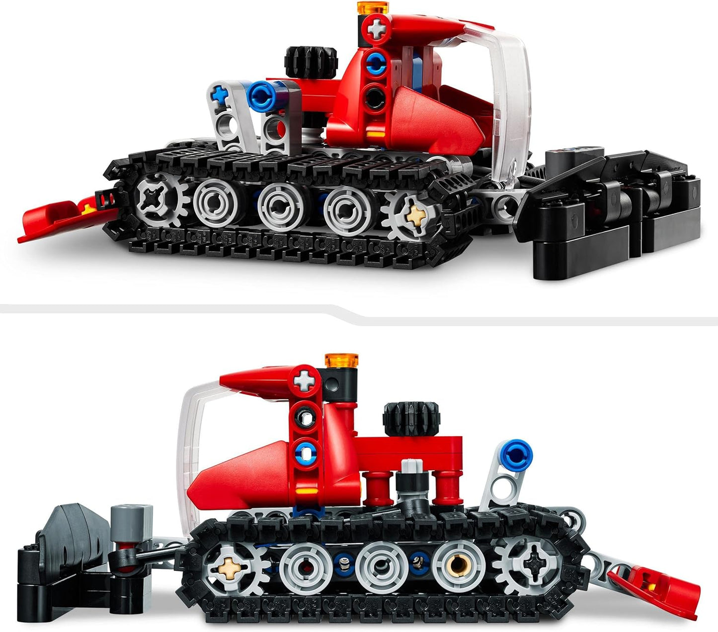 LEGO 42148 Technic Snow Groomer, 2-in-1 Winter Vehicle Model with Toy Snowmobile, Small Christmas Gift for Children, Technology Learning Toy for Boys and Girls from 7 Years and above