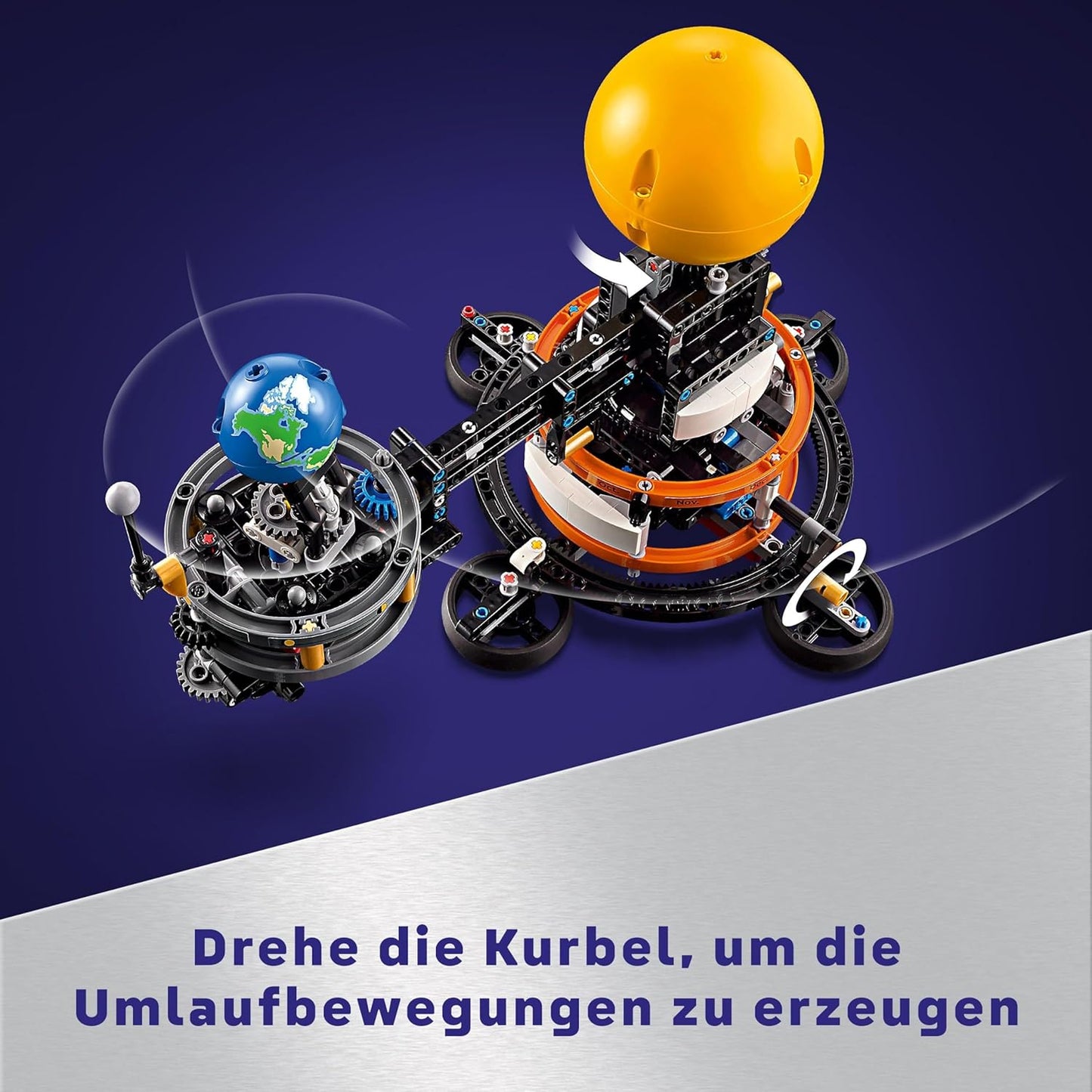 LEGO Technic 42179 Sun Earth Moon Model Playset, Gift for Children from 10 Years, Space Toy to Represent the Solar System, Let Boys and Girls Play Imaginatively