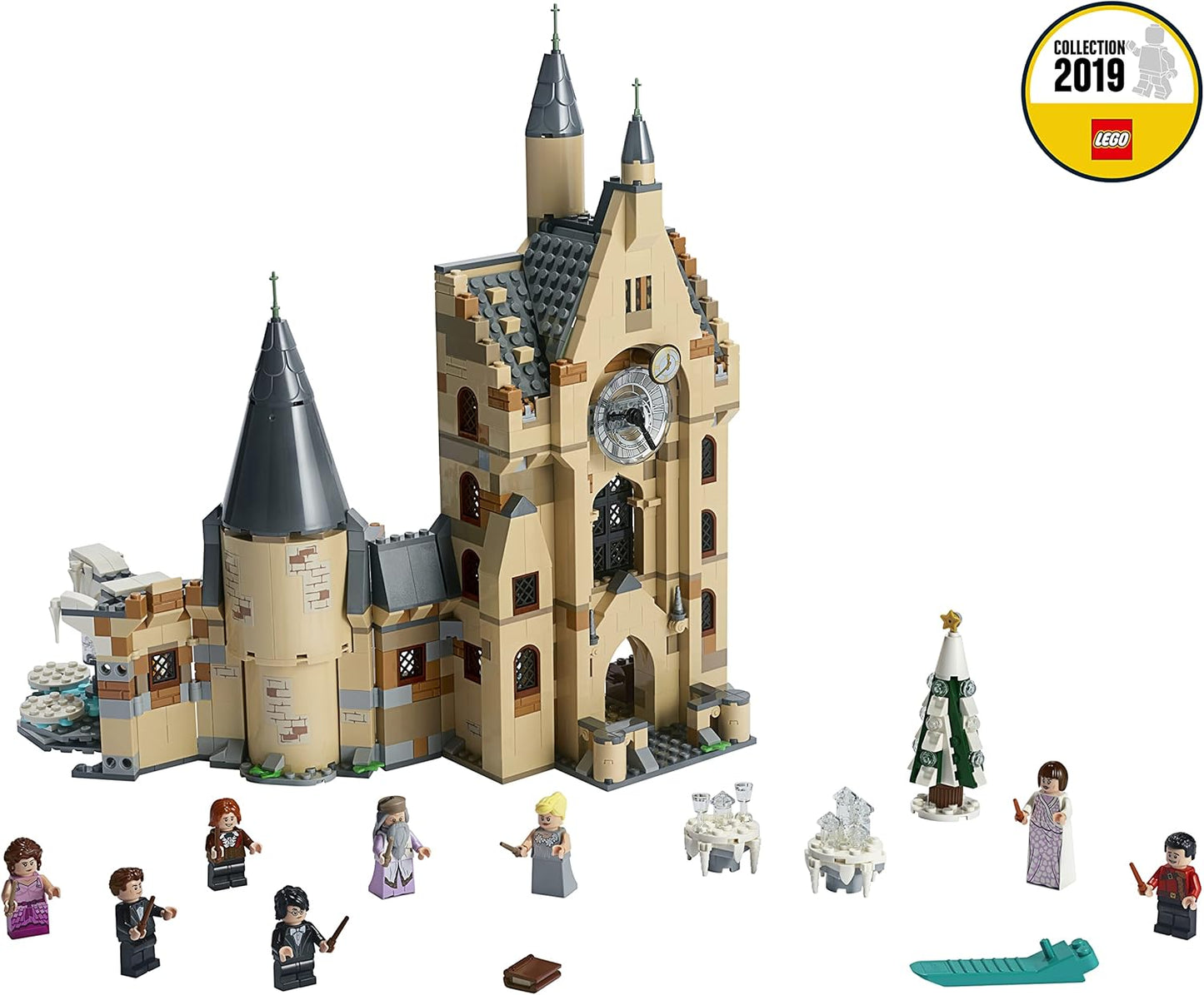 LEGO 75948 Harry Potter Hogwarts Castle Clock Toy, Compatible with Great Hall and Whomping Willow Sets