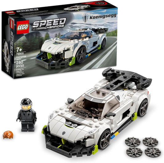 LEGO Speed Champions Koenigsegg Jesko 76900 Building Toy for Kids and Car Fans; New 2021 (280 Pieces)