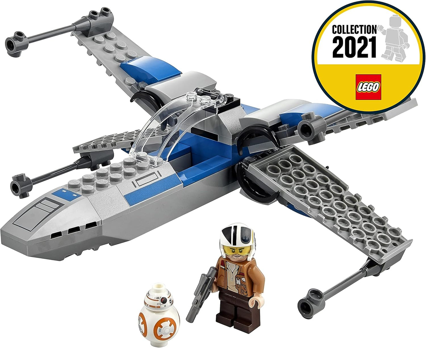 LEGO 75297 Star Wars Resistance X-Wing Starfighter, Easter Gift for Toddlers, Toy from 4 Years