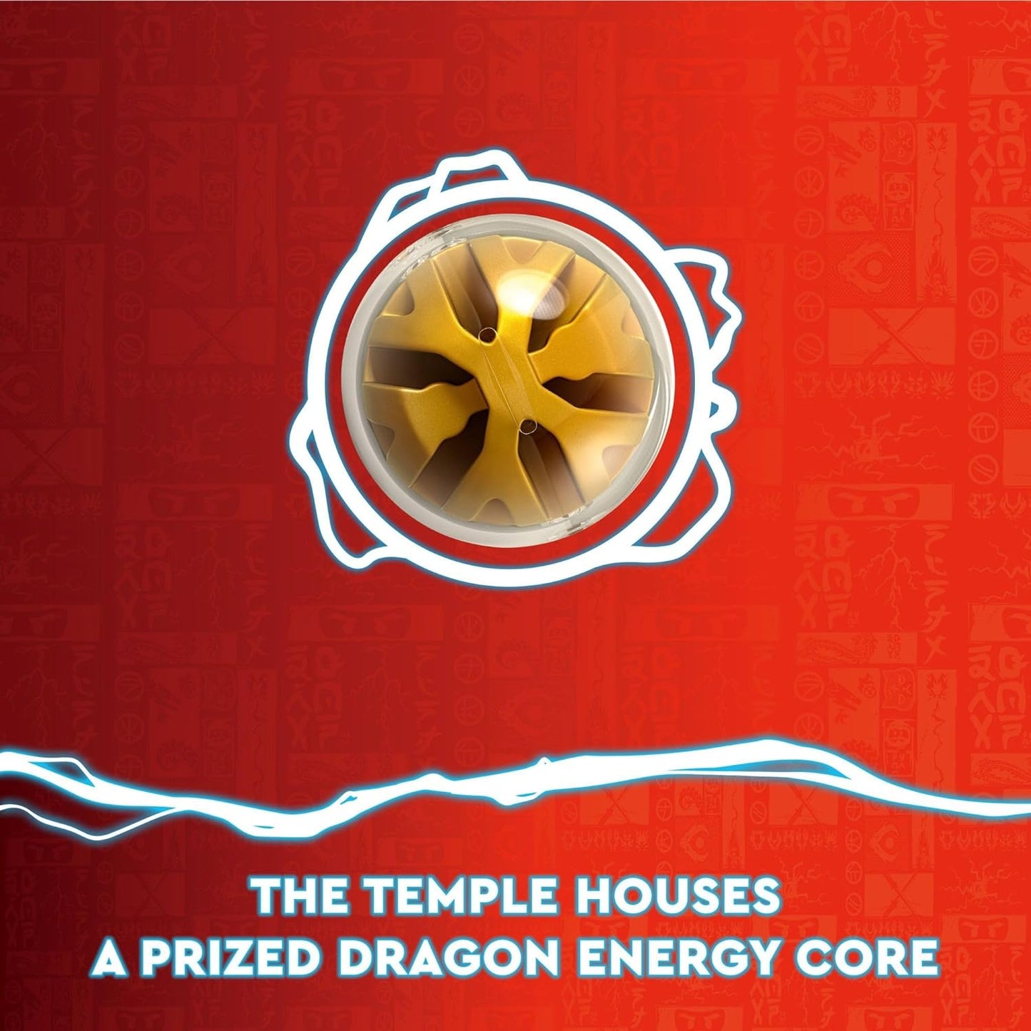 LEGO Ninjago Temple of Dragons Energy Cores 71795, Building Toy with a Ninjago Temple and 6 Mini Figures, Including Cole, Kai and NYA, Gift for Children from 8 Years, Buildable