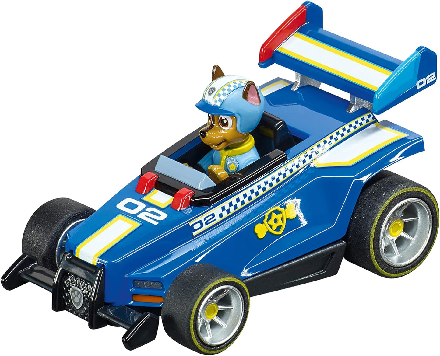 Carrera GO!!! Paw Patrol Ready Race Rescue Set | 2 Slot Cars including 2 Hand Regulators with Turbo Button | Includes Chase and Marshall | 4.9 m Track Length with Looping and Lap Counter | Scale 1:43