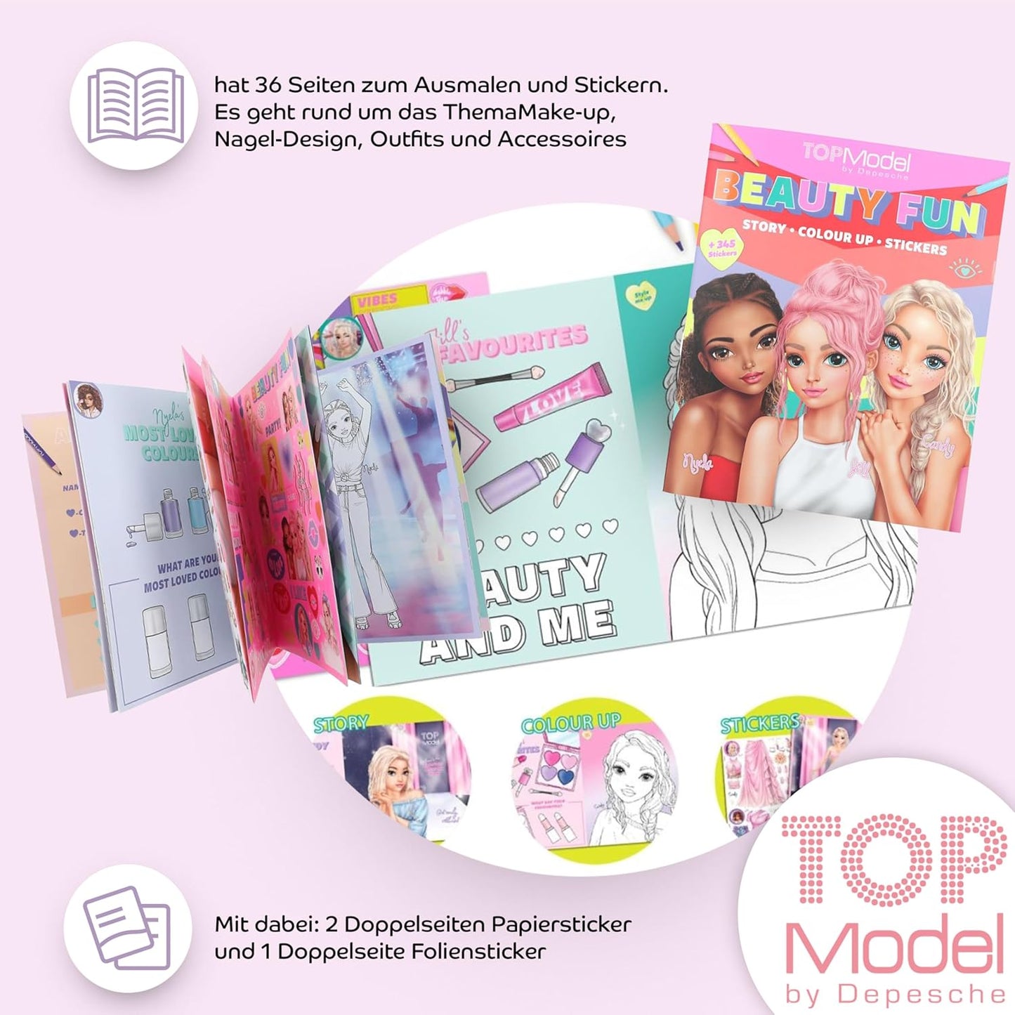 TOPModel: Stickerworld Ballet & Colouring Book Beauty Fun – Your Perfect Set for Imaginative Sticker Fun and Exciting Colouring Adventures!