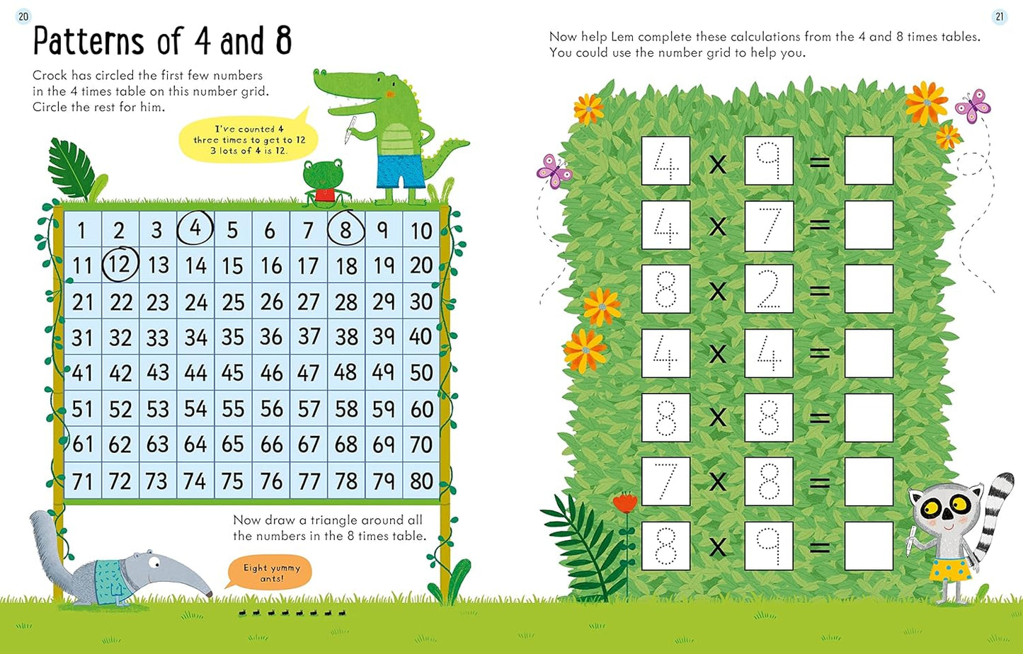 Usborne Workbooks Times Tables 6-7: 1