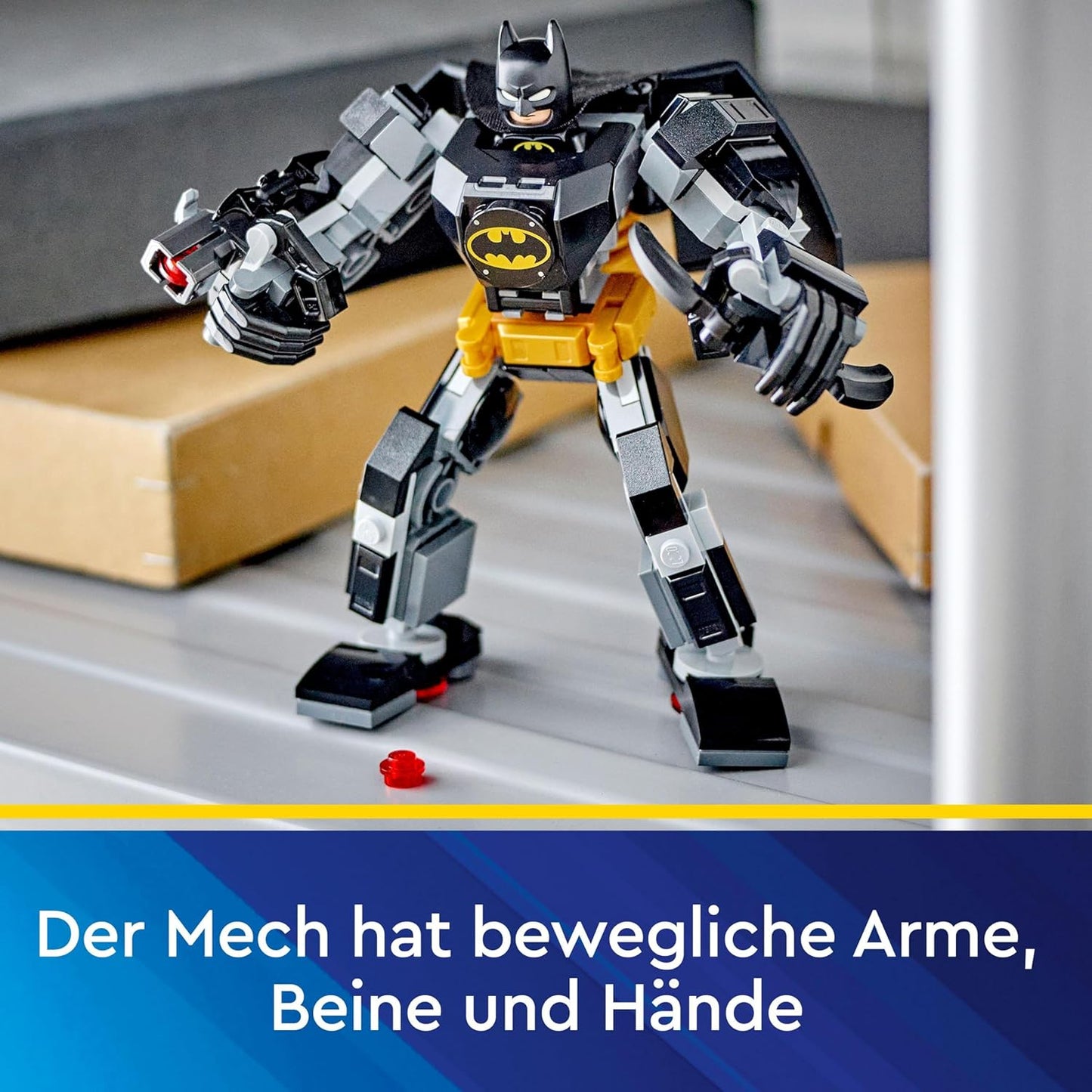 LEGO DC Batman: Batman Mech, Superhelden-Spielzeug, bewegliche Action-Figur zum Sammeln, Set mit Mech und Minifigur, Geschenk für kreative Jungen und Mädchen ab 6 Jahren 76270