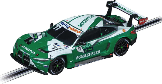 Carrera - 20064225 -BMW M4 GT3 Schubert Motorsport I Slot Car in 1:43 Scale I Real Licence I Detailed Silver Green Paint I Sporty & Authentic Design I Ready to Race I Car Racing Track