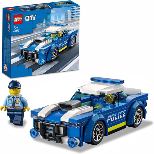 LEGO 60312 City Police Car, Police Toy from 5 Years, Gift for Children with Police Officer Mini Figure, Adventure Series, Creative Children's Toy for Boys and Girls