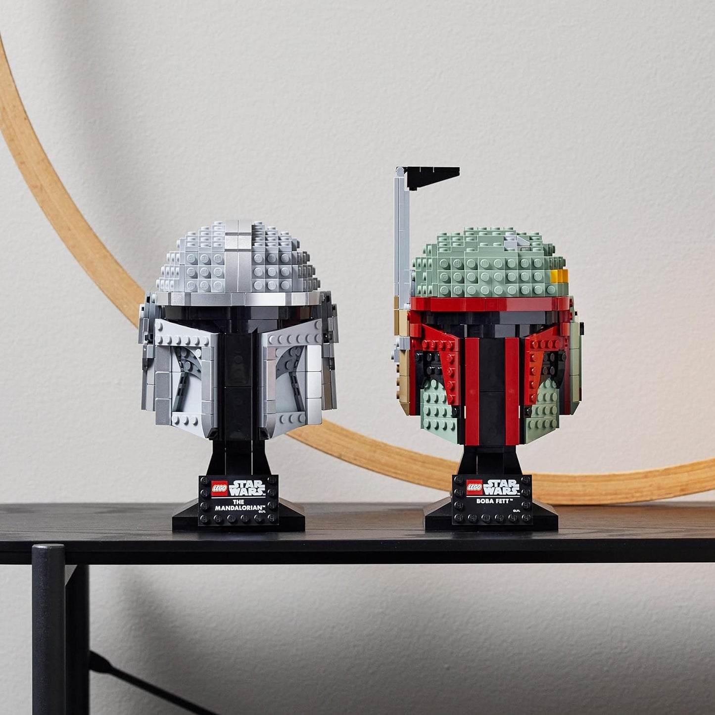 LEGO Star Wars Mandalorianer Helm Modell, Sammlerstück Zimmer-Deko und ein tolles Geschenk für Erwachsene, Bausatz, Männer, Frauen, Mama, Papa, Sammler-Geschenkidee 75328