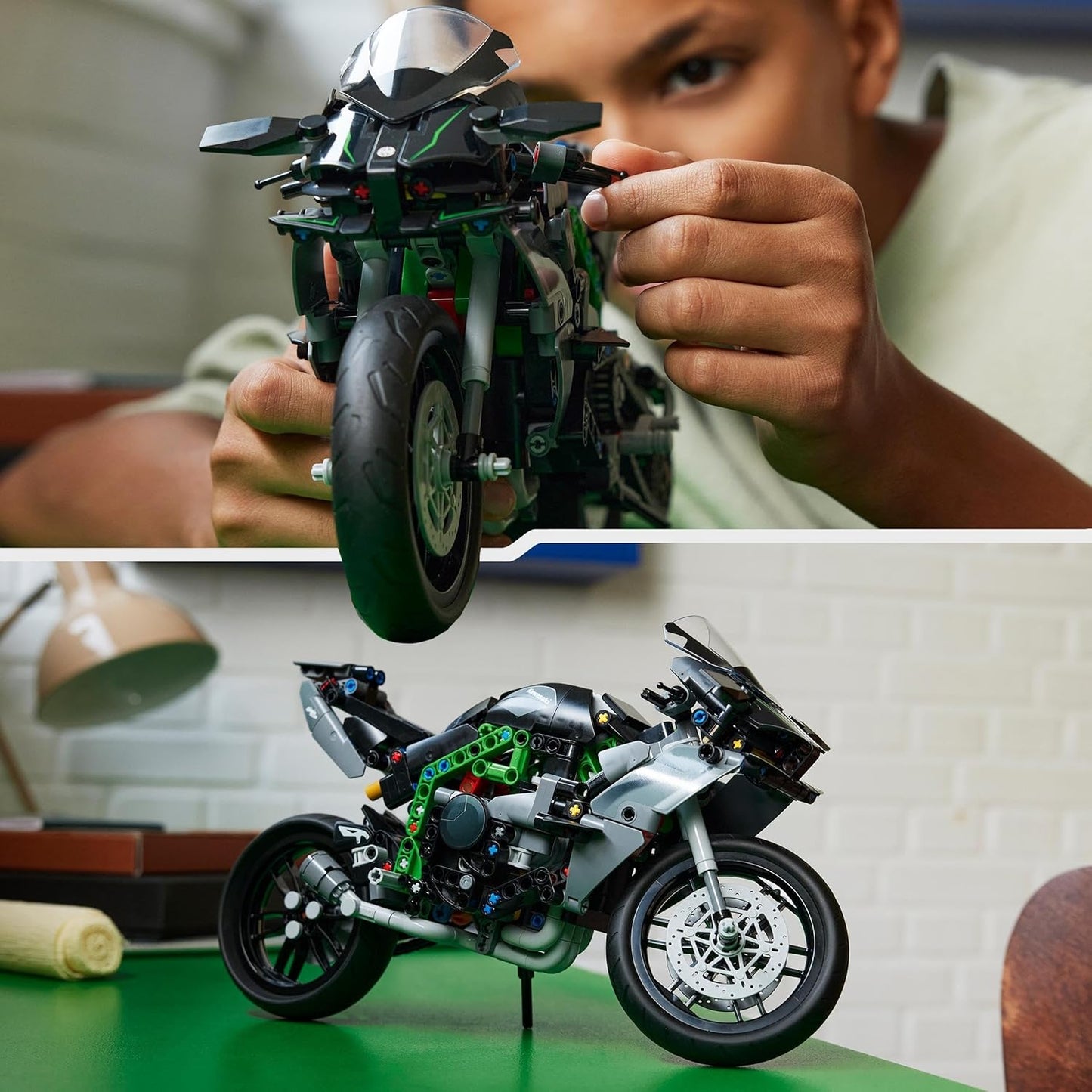 LEGO Technic Kawasaki Ninja H2R Motorcycle, Gift for Children and Adults for Birthday, Decoration, Toy, Model for Boys and Girls from 10 Years 42170