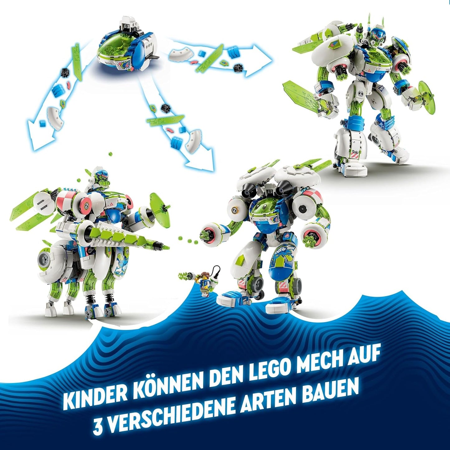 LEGO DREAMZzz 71485 3-in-1 Mateo and Z-Blob the Knight Mech Playset for Boys and Girls from 10 Years, Gift for Children, Fantasy Set, Robot in 3 Variations, Adventure Toy