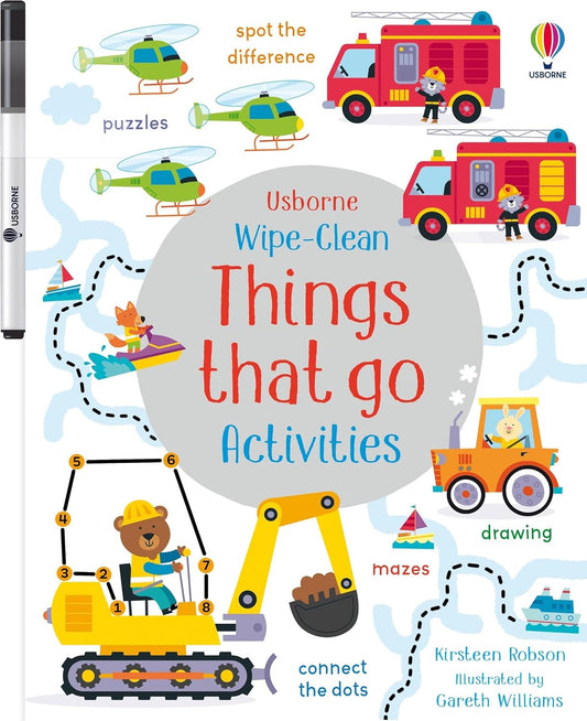 Wipe-Clean Things That Go Activities (Wipe-clean Activities)