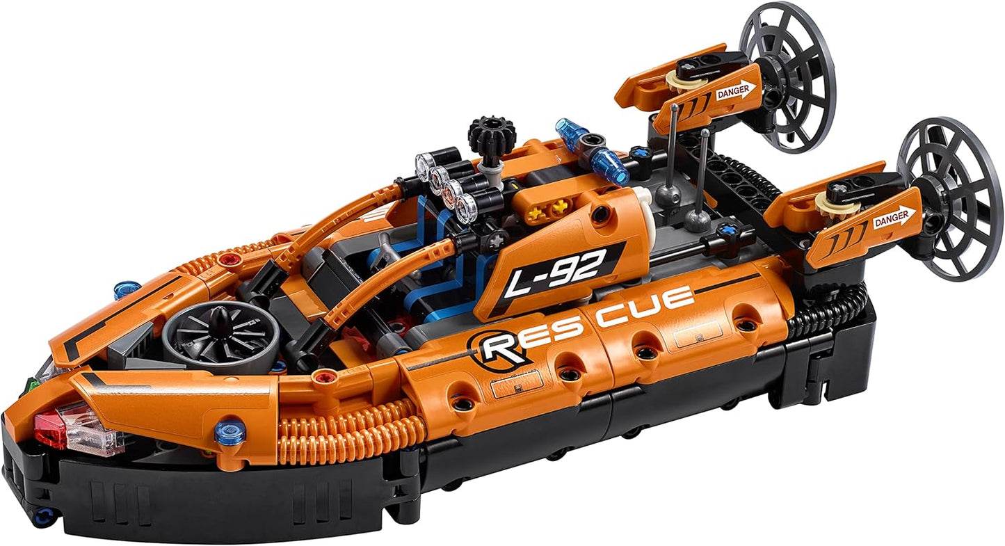 LEGO 42120 Technic Air Cushion Boat for Rescue Operations, 2-in-1 Model, Construction Kit for Boys and Girls, Toy from 8 Years