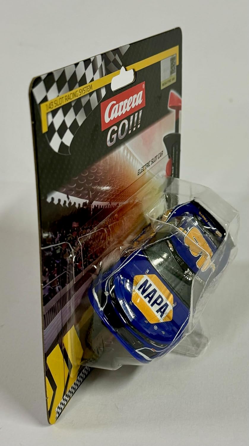 Carrera - 20064267 GO NASCAR Camaro ZL1 Hendrick Motorsports, Chase Elliott No.9 | Scale 1:43 Slot Car | Compatible with GO, GO Plus & Battery Operated | Authentic Details