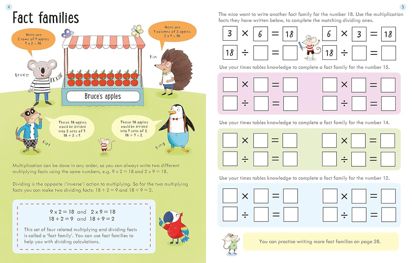 Usborne Workbooks Dividing 7-8