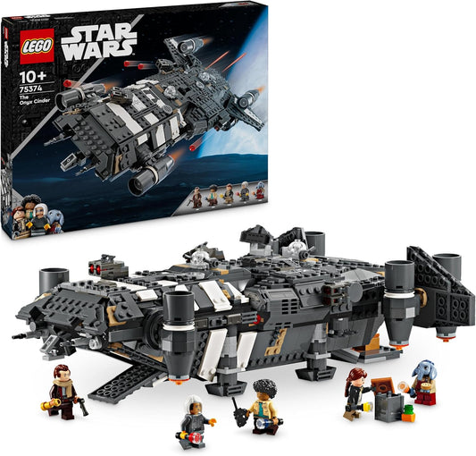 LEGO Star Wars: Skeleton Crew The Onyx Cinder, Toy Starship to Build and Collect for Boys and Girls with 5 Characters, Gift Idea for Fans from 10 Years, 75374