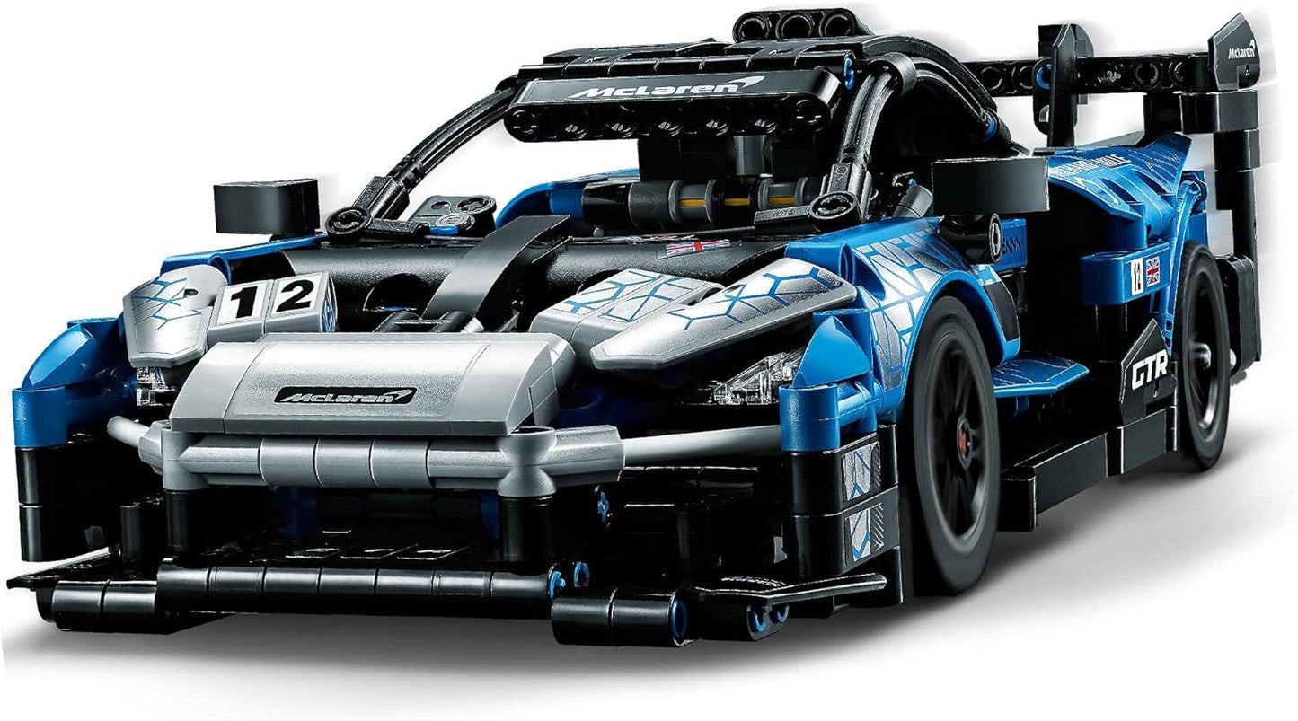 LEGO 42123 Technic McLaren Senna GTR, Model Kit, Toy Car, Racing Car, Racing Car Construction Set, Model Car for Children Aged 10 and Over