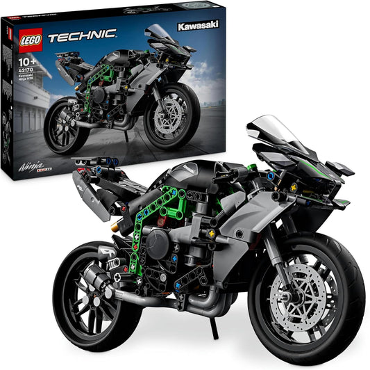 LEGO Technic Kawasaki Ninja H2R Motorcycle, Gift for Children and Adults for Birthday, Decoration, Toy, Model for Boys and Girls from 10 Years 42170