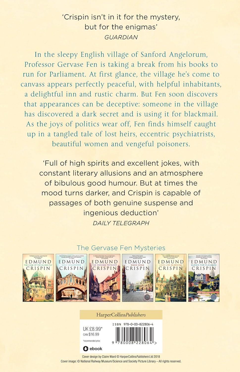 BURIED FOR PLEASURE: The intriguing, suspenseful, gripping, dark, humorous and cosy cozy classic detective fiction novel adored by Golden Age crime ... mystery fans alike (A Gervase Fen Mystery)