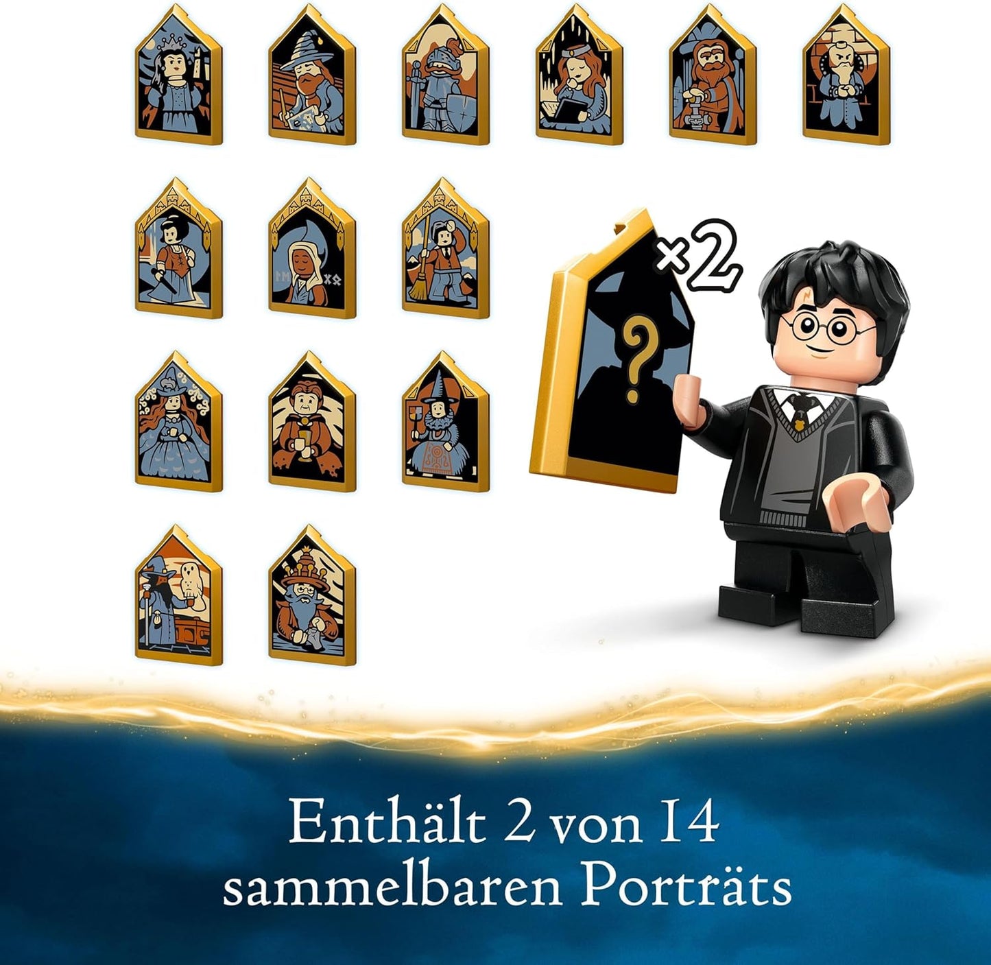 LEGO Harry Potter Advent Calendar 2024, Hogwarts Fantasy Toys for Children, Adventure Playset with 7 Mini Figures and 16 Mini Models, Pre-Christmas Gift for Girls and Boys 76438