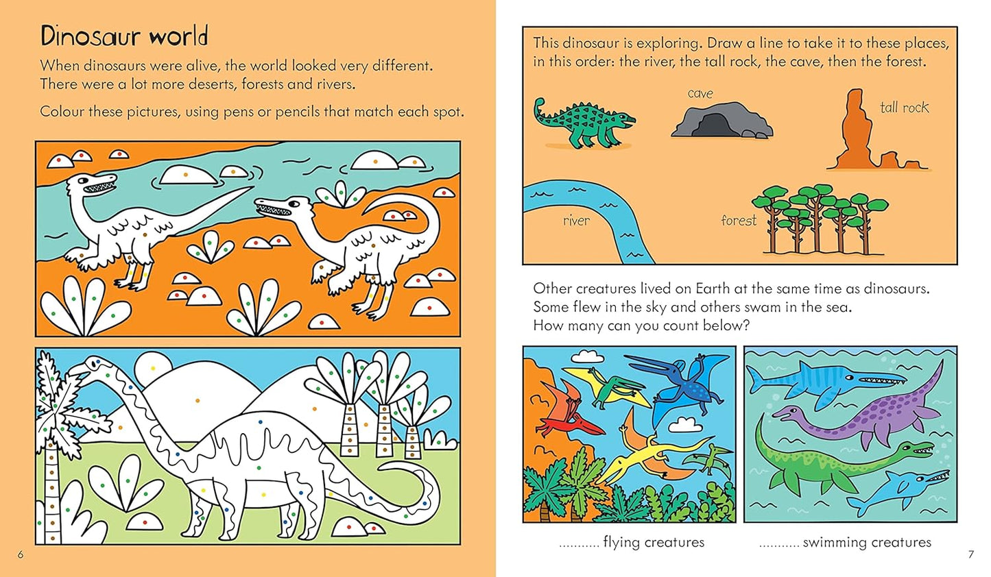 Little Children's Dinosaur Activity Book (Little Children's Activity Books)