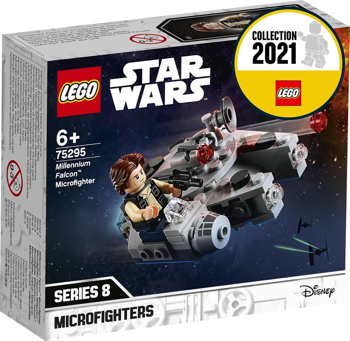 LEGO 75295 Star Wars Millennium Falcon Microfighter Toy with Han Solo Mini Figure for Boys and Girls Aged 6 Years and Up