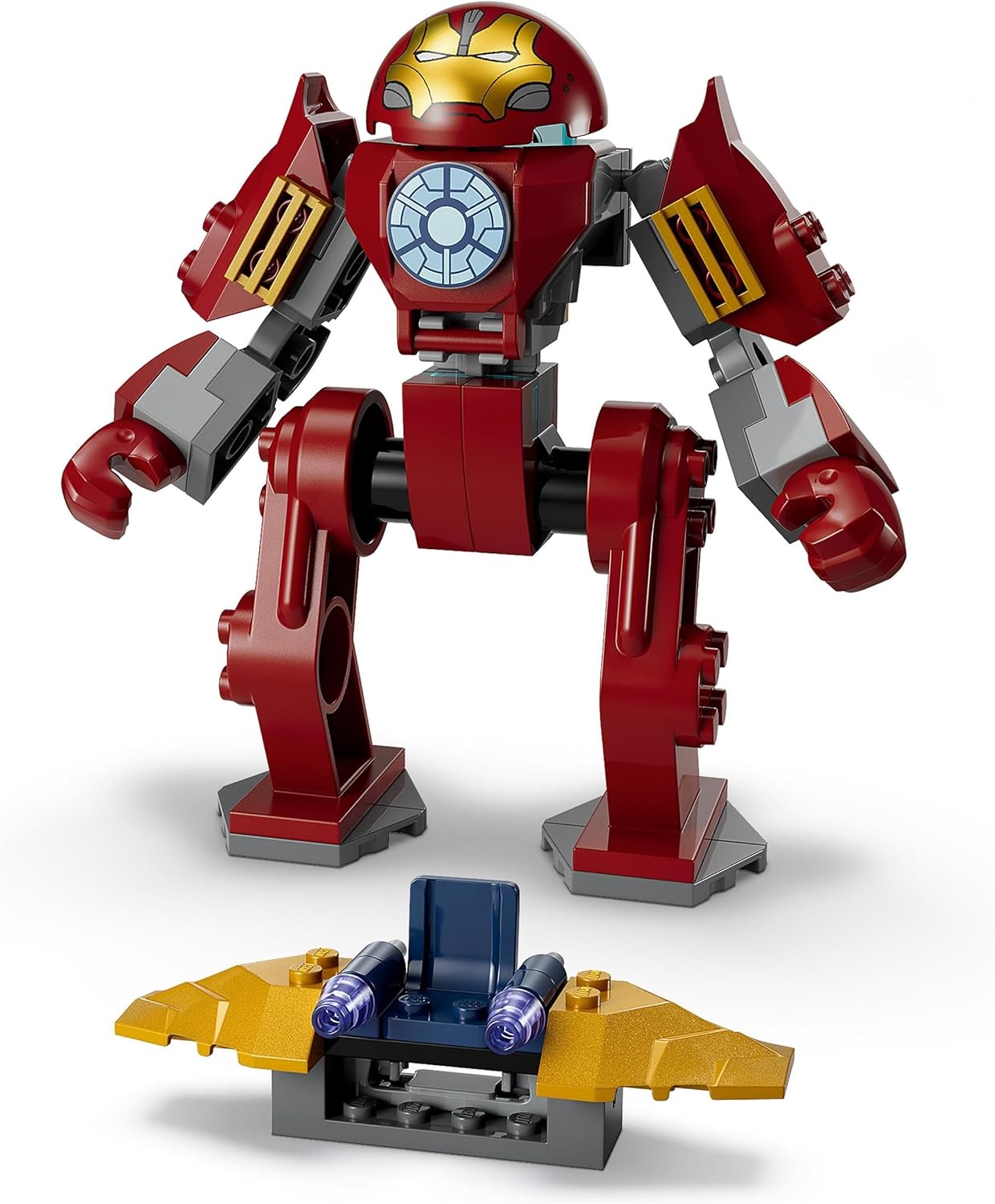 LEGO Marvel Iron Man Hulkbuster vs. Thanos Set for Children from 4 Years, Superhero Action Based on Avengers: Infinity War, with Buildable Action Figure, Toy Plane and 2 Mini Figures 76263