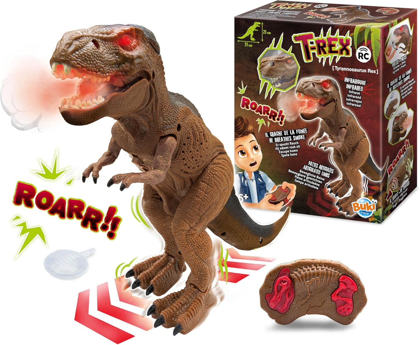 Buki France 37293 Remote Control T-Rex