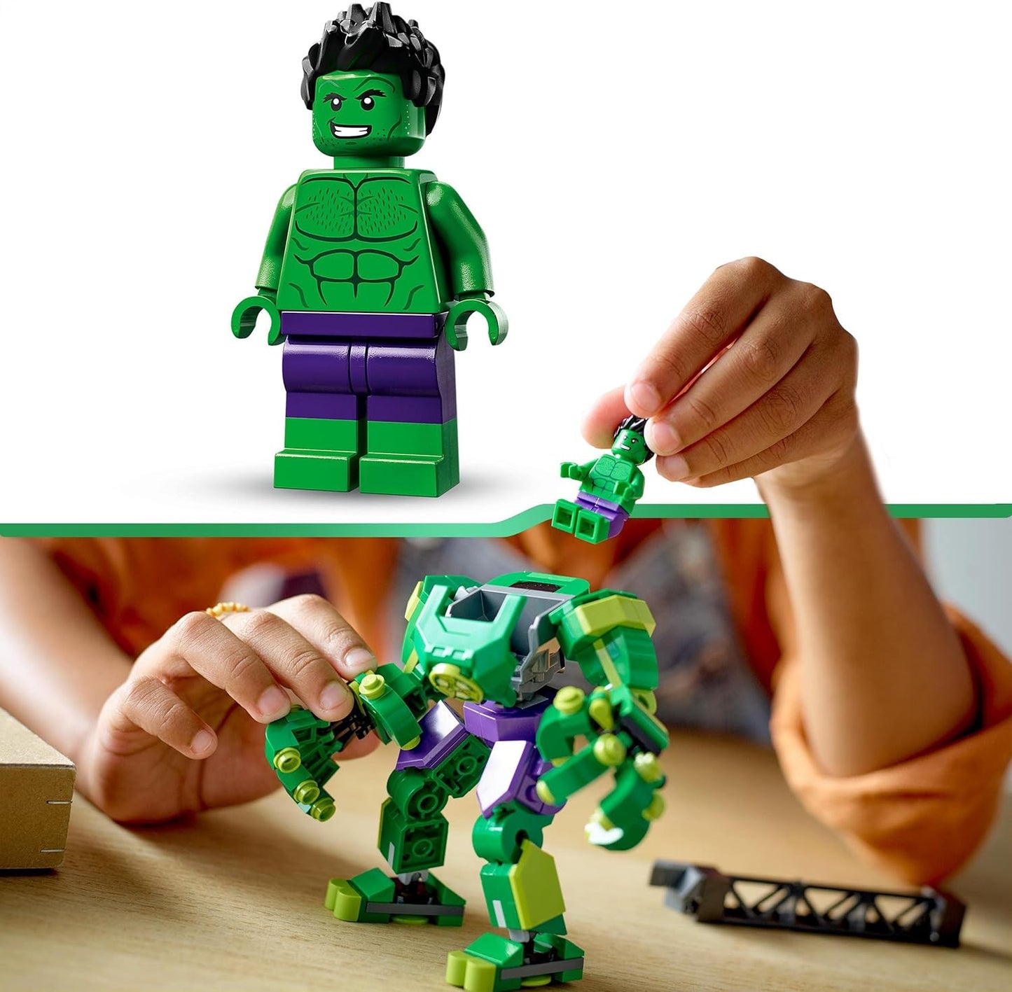 LEGO 76241 Marvel Hulk Mech Action Figure from the Avengers, Superhero Collectible Building Toy, for Boys and Girls, 6 Years and Up