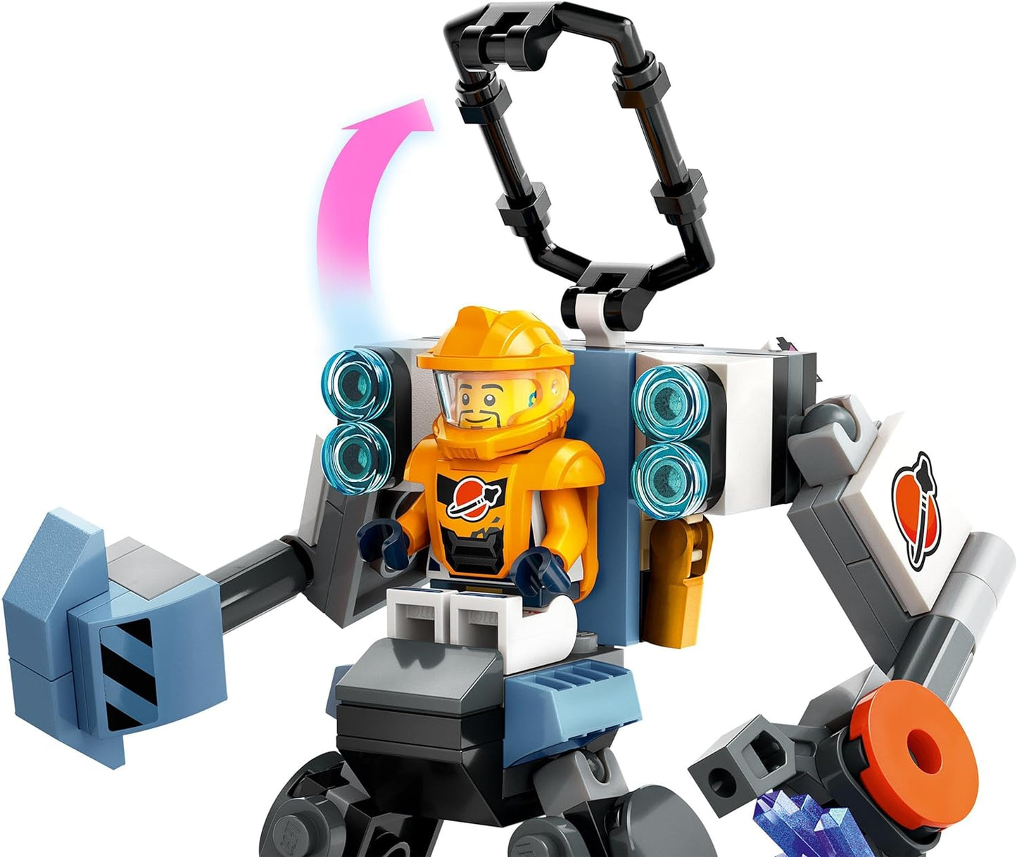 LEGO City Space Mech, Robot Construction Kit for Children from 6 Years, Set with Action Figure Toy and Pilot Figure, Gift for Boys and Girls 60428