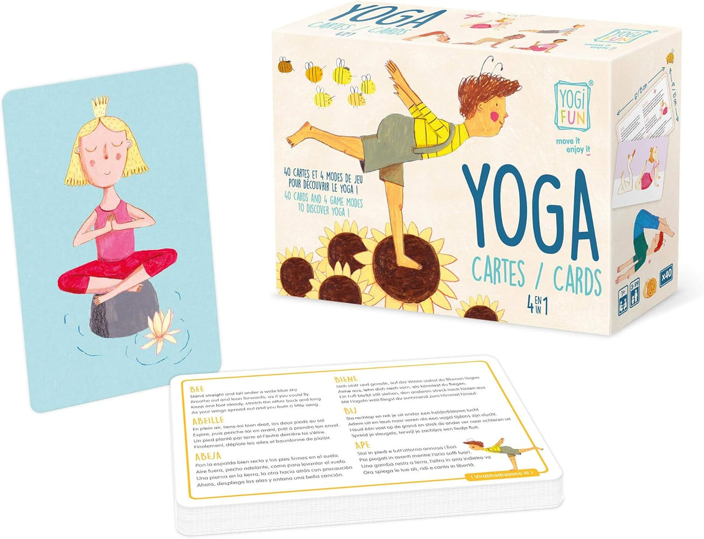 Buki France Y001 Yoga Game 4-in-1