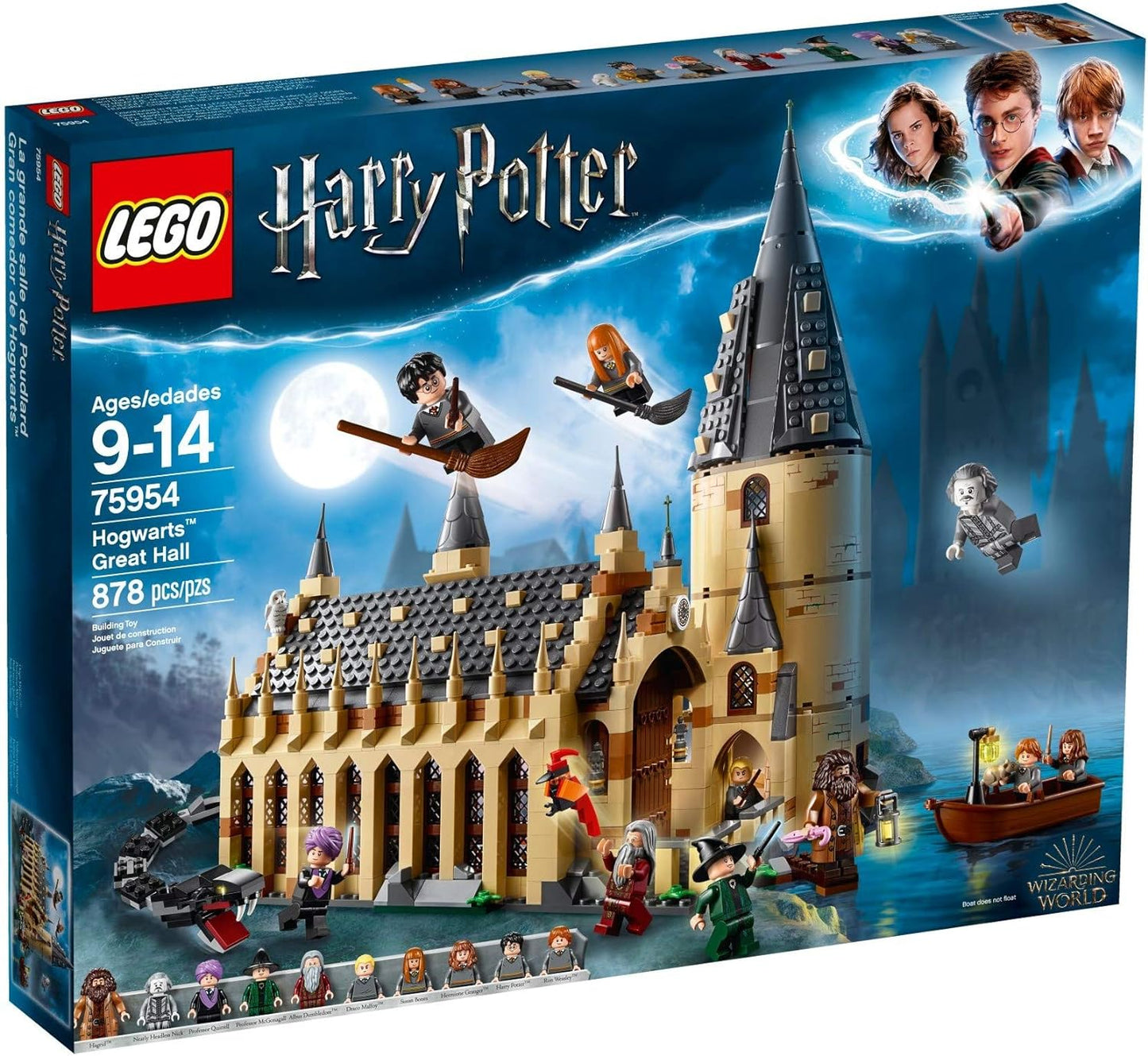 LEGO Harry Potter 75954 Hogwarts Great Hall Construction Kit (878 Pieces)