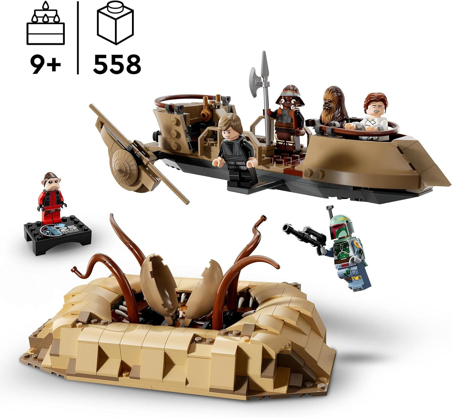 Lego Star Wars: Return of the Jedi Desert Ship and Sarlacc Pit, 75396 Fantasy Set to Collect and Build, Building Toy Gift for Boys, Girls and All Fans