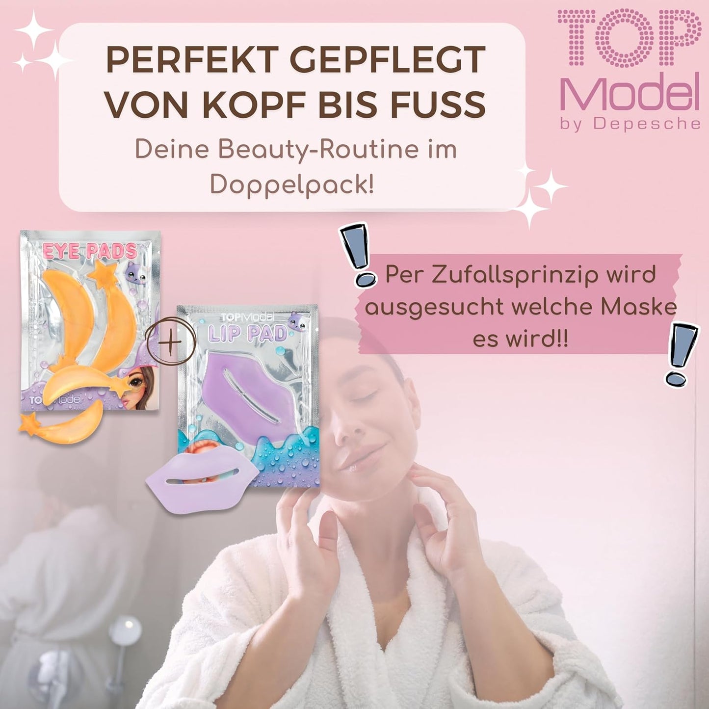 TOPModel Lip Pad Beauty and ME & TOPModel Eye Pads Beauty and ME - Pamper Your Lips and Eyes with Intensively Nourishing Products for a Fresh, Radiant Look and Pure Relaxation.