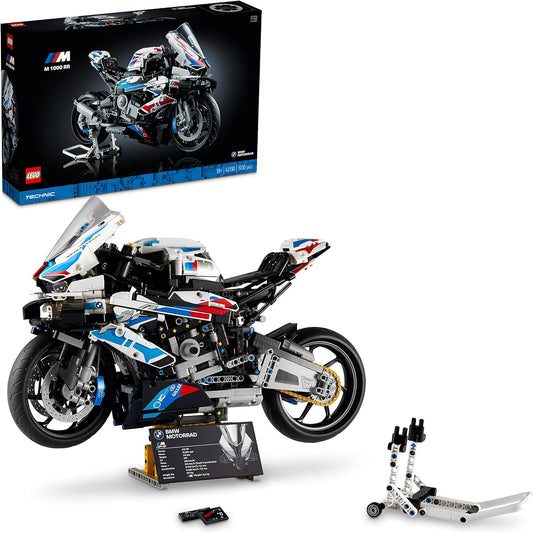 LEGO Technic BMW M 1000 RR Motorcycle Model, Model Kit for Adults, Gift for Crafts for Men and Women, Home or Office Decoration 42130