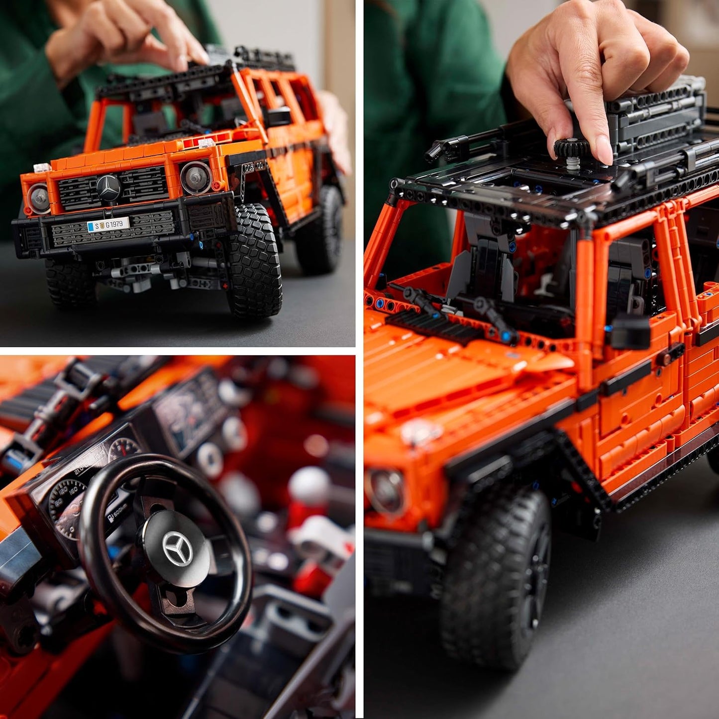 LEGO Technic Mercedes-Benz G 500 Professional Line Construction Kit with G-Class Car Model, Gift for Adults, Luxury Off-Road Vehicle Set, Mercedes Collectible, Toy Car 42177