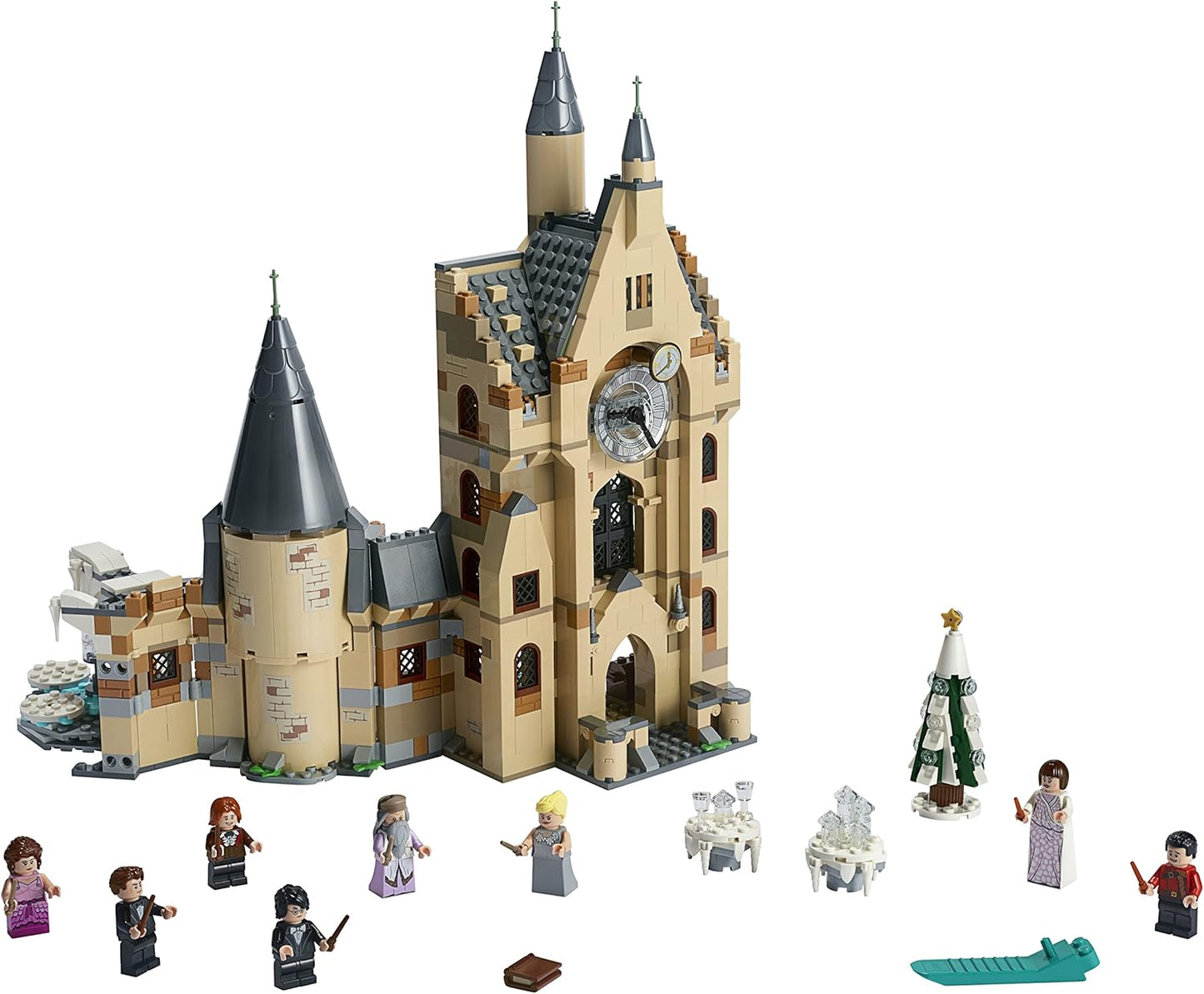 LEGO 75948 Harry Potter Hogwarts Castle Clock Toy, Compatible with Great Hall and Whomping Willow Sets