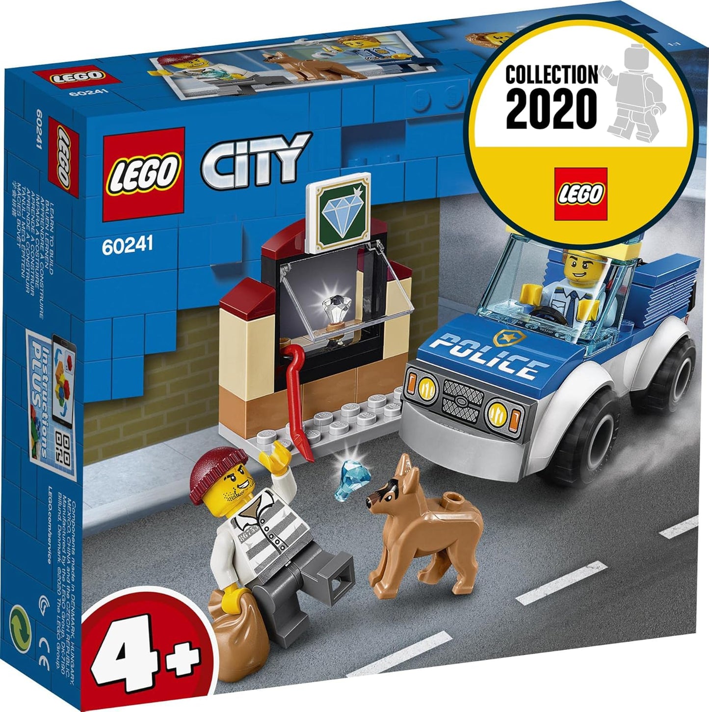 LEGO 60241 Police Dog Easel City Construction Set