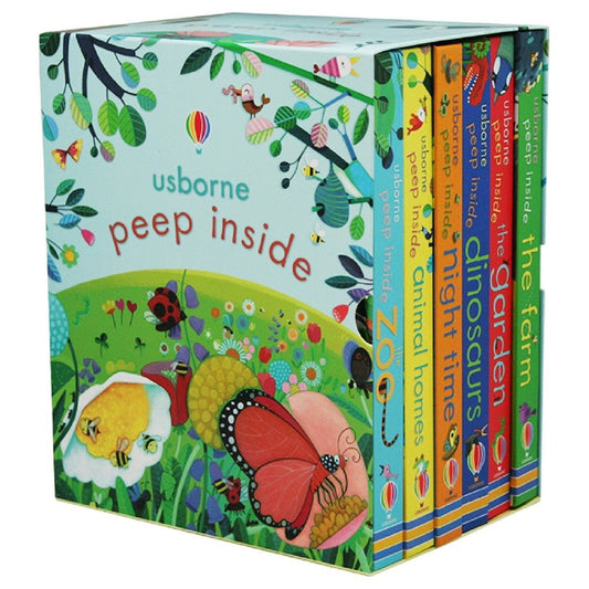 Usborne Peep Inside Collection 6 Books Box Set Σετ δώρου για παιδιά