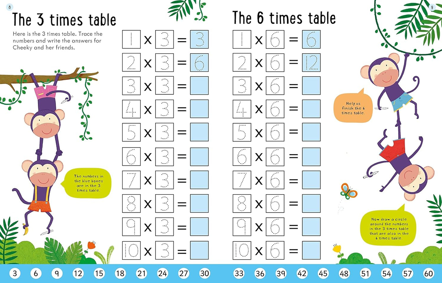 Usborne Workbooks Times Tables 6-7: 1