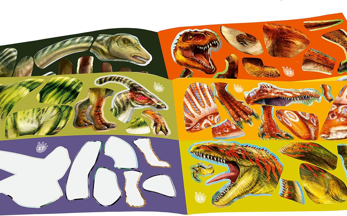 Depesche 12408 Dino World Sticker Fun Sticker Book with 24 Colourful Background Pages to Design Yourself Includes 250 Stickers