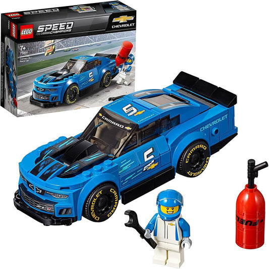 LEGO 75891 Speed Champions Chevrolet Camaro ZL1 Race Car Building Kit, Colourful